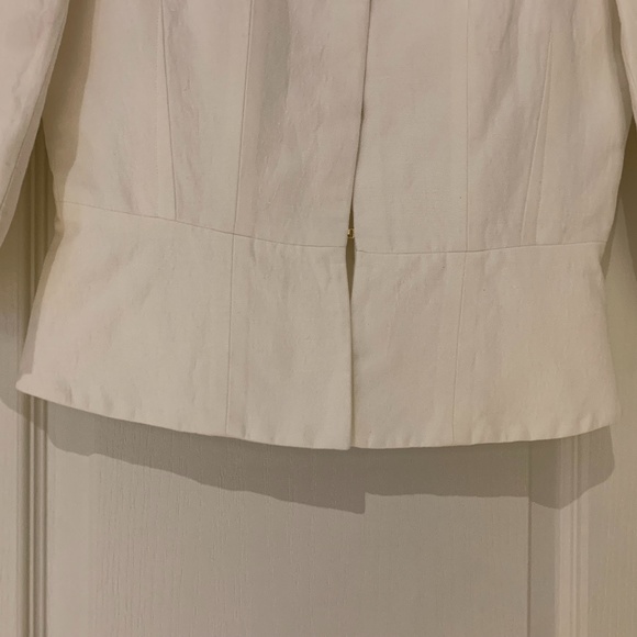 Hugo Boss Off Cropped Jacket, Size 2, Off-White - Picture 4 of 13